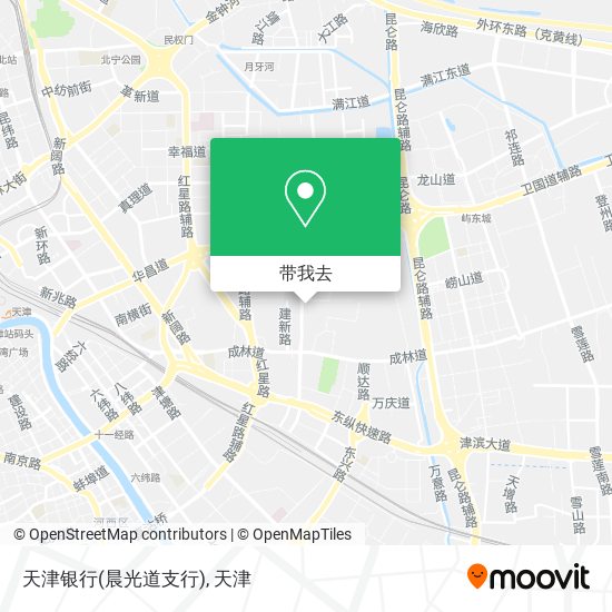 天津银行(晨光道支行)地图