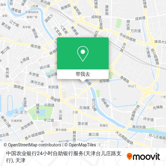 中国农业银行24小时自助银行服务(天津台儿庄路支行)地图