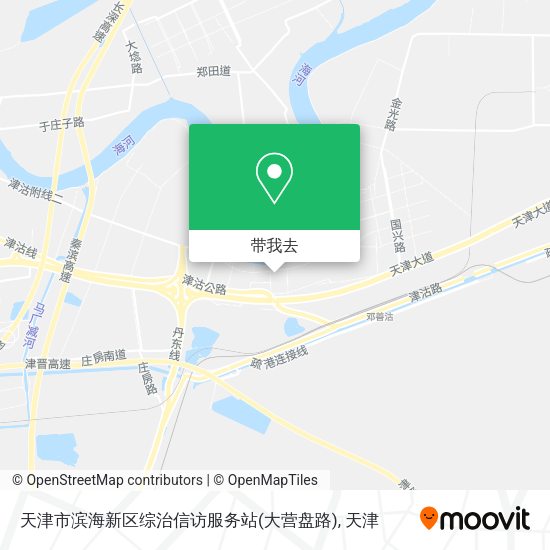 天津市滨海新区综治信访服务站(大营盘路)地图