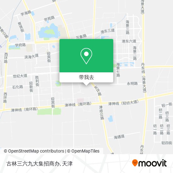 古林三六九大集招商办地图