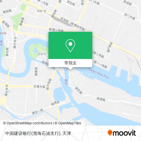 中国建设银行(渤海石油支行)地图