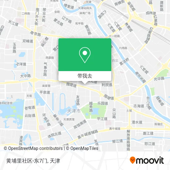 黄埔里社区-东7门地图