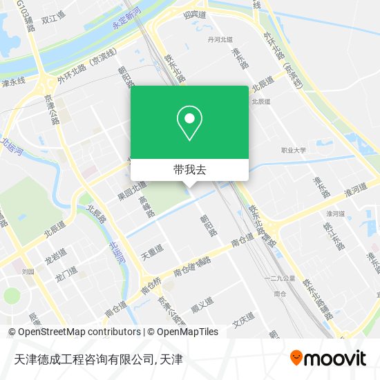 天津德成工程咨询有限公司地图