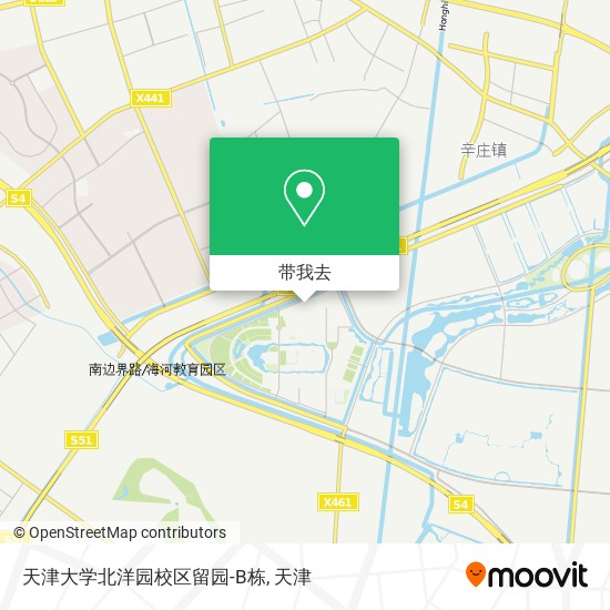 天津大学北洋园校区留园-B栋地图