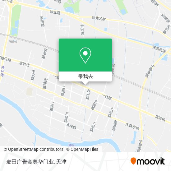 麦田广告金奥华门业地图