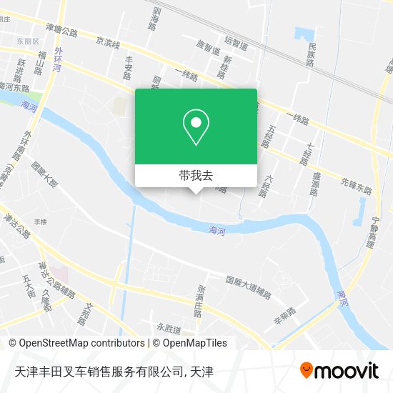 天津丰田叉车销售服务有限公司地图