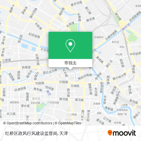 红桥区政风行风建设监督岗地图