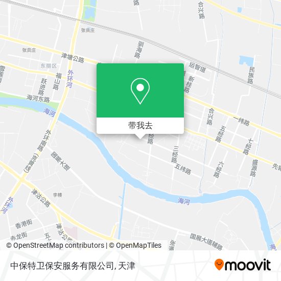 中保特卫保安服务有限公司地图