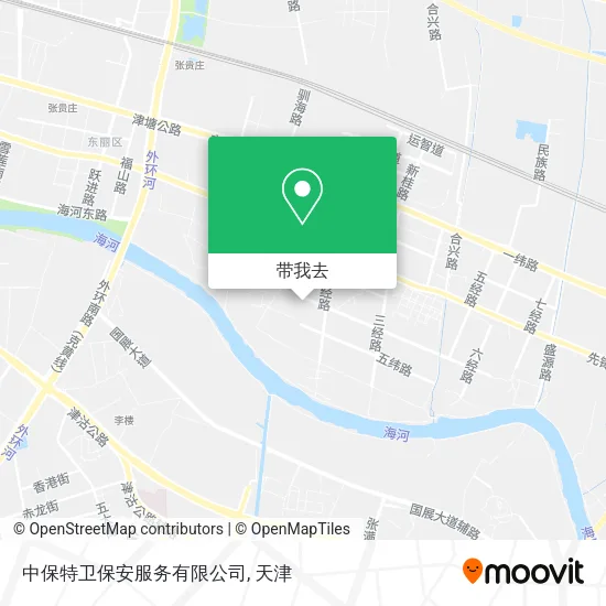 中保特卫保安服务有限公司地图