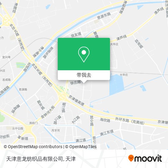 天津意龙纺织品有限公司地图