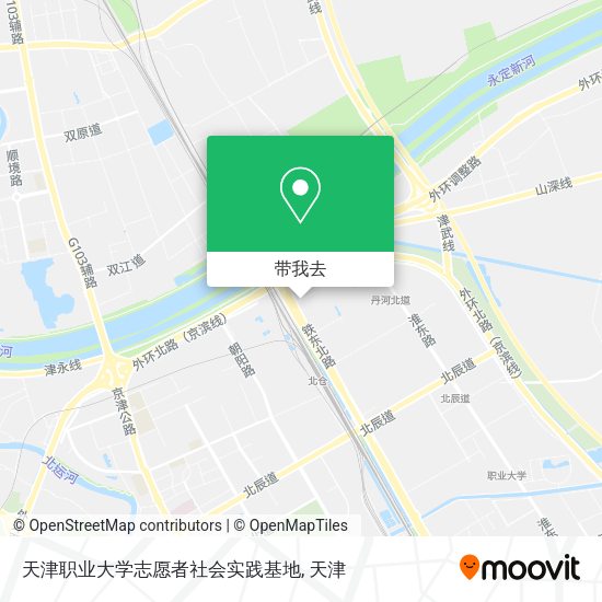 天津职业大学志愿者社会实践基地地图