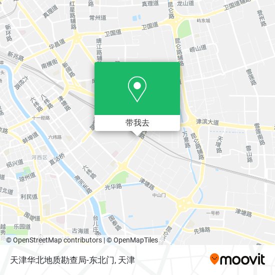 天津华北地质勘查局-东北门地图