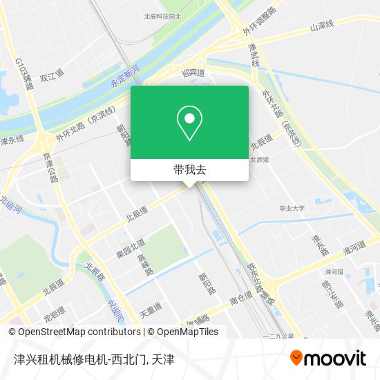 津兴租机械修电机-西北门地图
