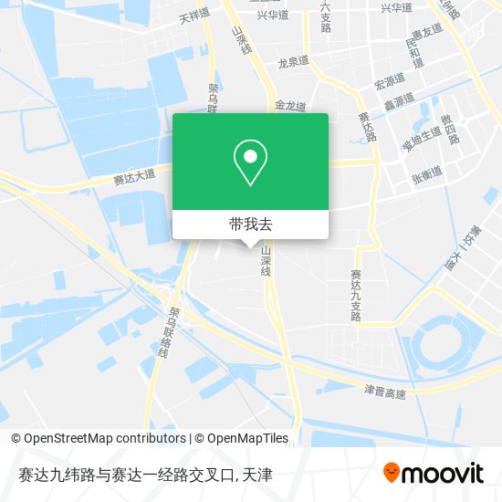 赛达九纬路与赛达一经路交叉口地图