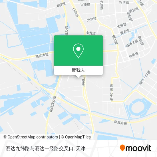 赛达九纬路与赛达一经路交叉口地图