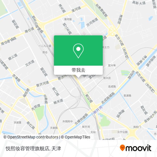 悦熙妆容管理旗舰店地图