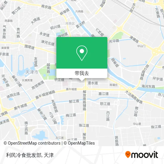 利民冷食批发部地图