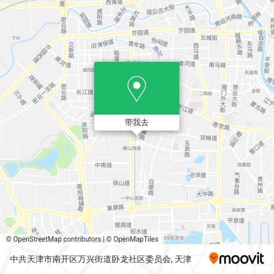 中共天津市南开区万兴街道卧龙社区委员会地图