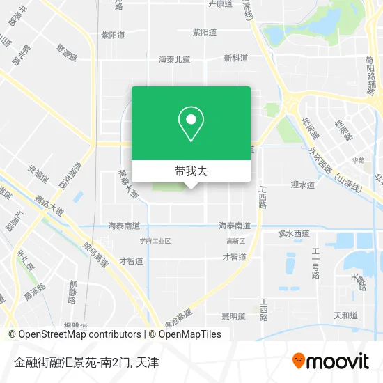 金融街融汇景苑-南2门地图