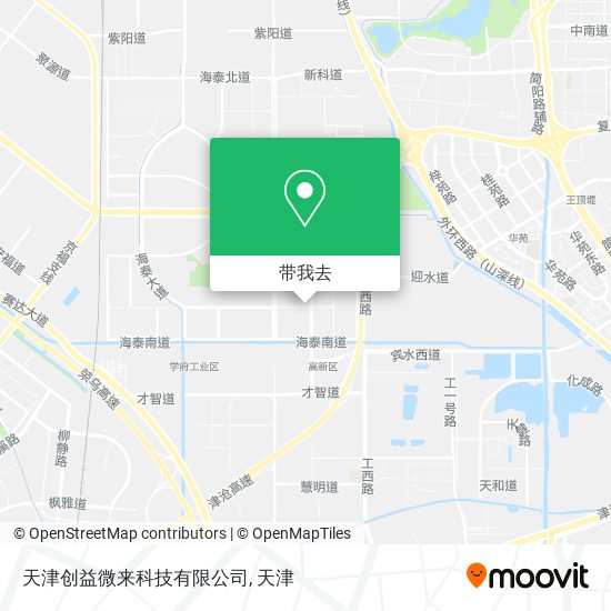 天津创益微来科技有限公司地图