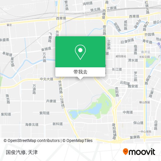 国俊汽修地图