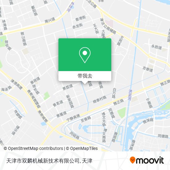 天津市双麟机械新技术有限公司地图