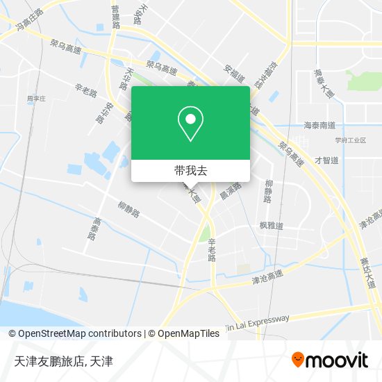天津友鹏旅店地图
