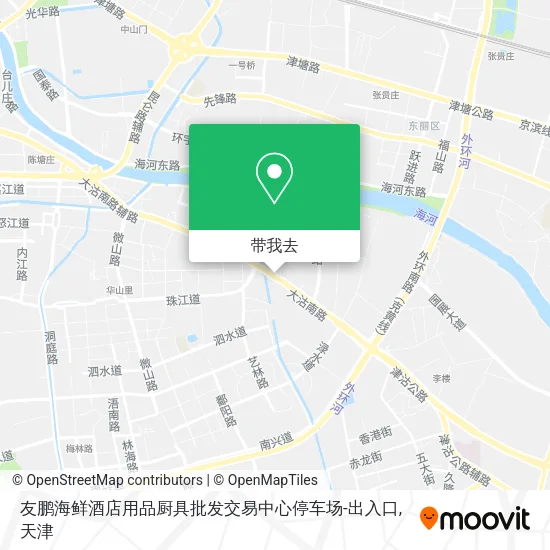 友鹏海鲜酒店用品厨具批发交易中心停车场-出入口地图