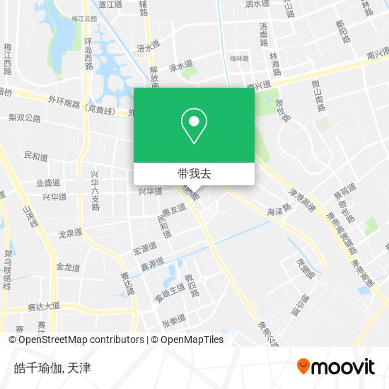 皓千瑜伽地图