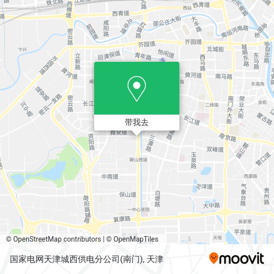 国家电网天津城西供电分公司(南门)地图