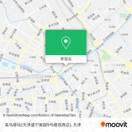 菜鸟驿站(天津盛宁家园9号楼底商店)地图