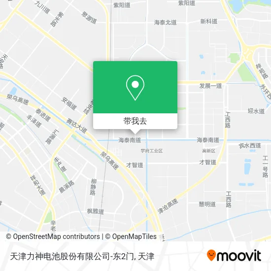 天津力神电池股份有限公司-东2门地图