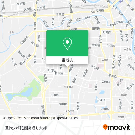 董氏煎饼(嘉陵道)地图