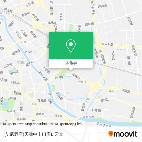 艾尼酒店(天津中山门店)地图