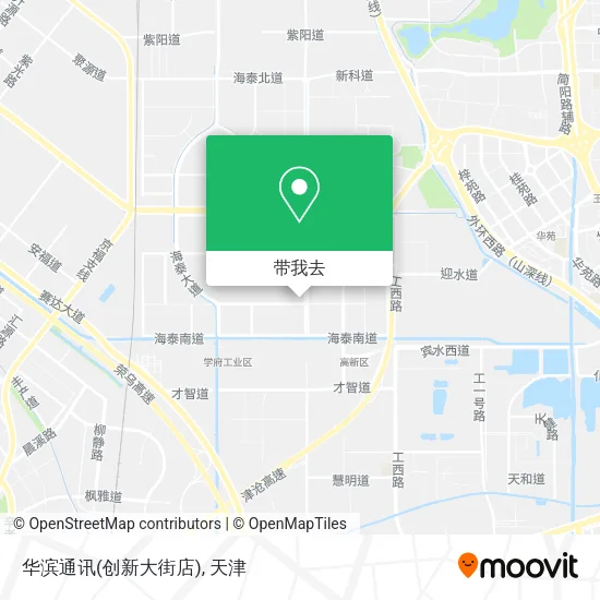 华滨通讯(创新大街店)地图