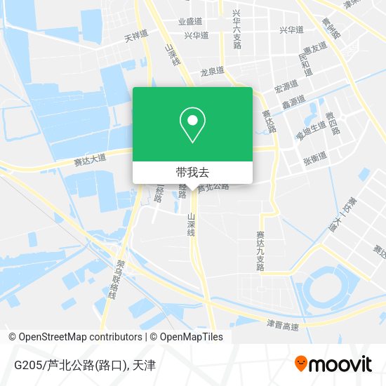 G205/芦北公路(路口)地图