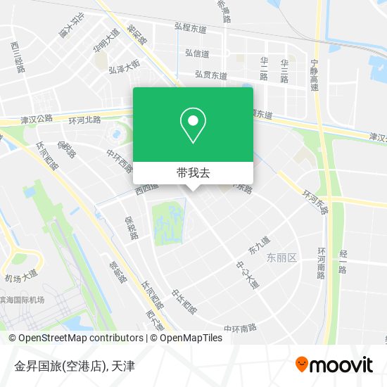 金昇国旅(空港店)地图