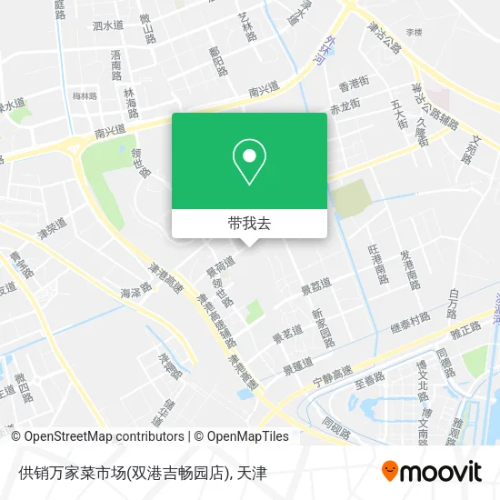 供销万家菜市场(双港吉畅园店)地图