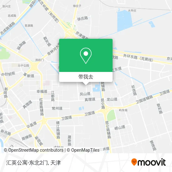 汇英公寓-东北2门地图