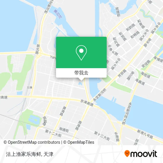 沽上渔家乐海鲜地图