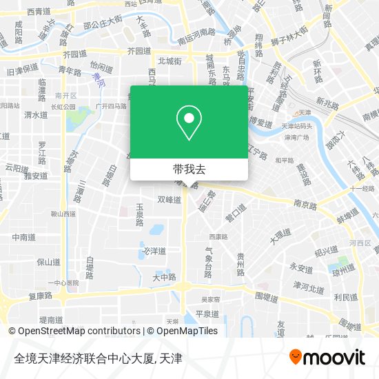 全境天津经济联合中心大厦地图