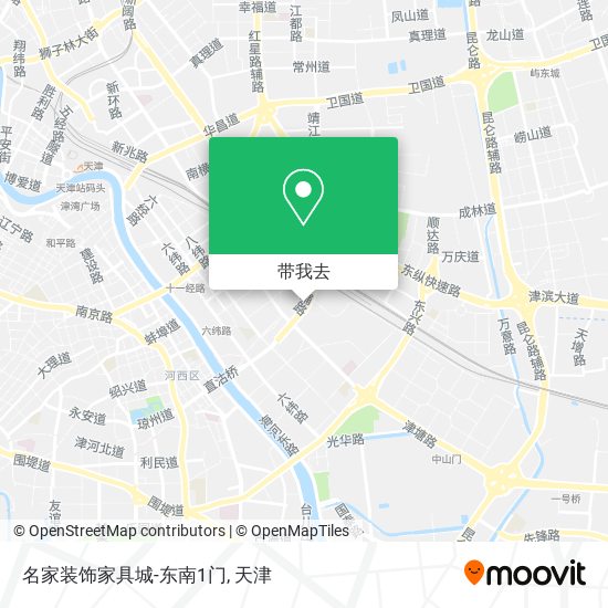 名家装饰家具城-东南1门地图
