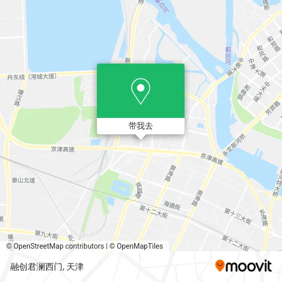 融创君澜西门地图