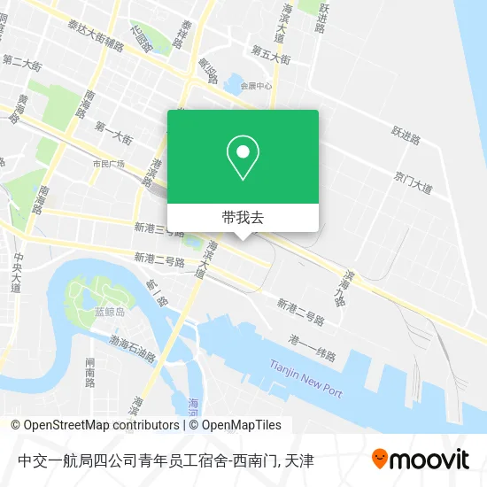 中交一航局四公司青年员工宿舍-西南门地图