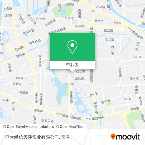 亚太经信天津实业有限公司地图