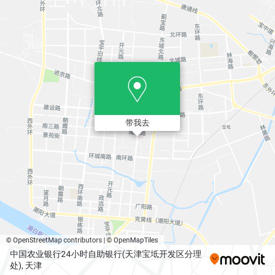 中国农业银行24小时自助银行(天津宝坻开发区分理处)地图