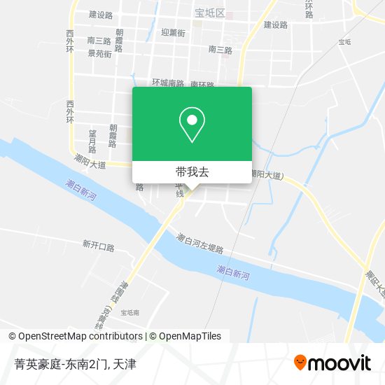 菁英豪庭-东南2门地图