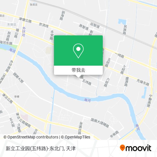 新立工业园(五纬路)-东北门地图