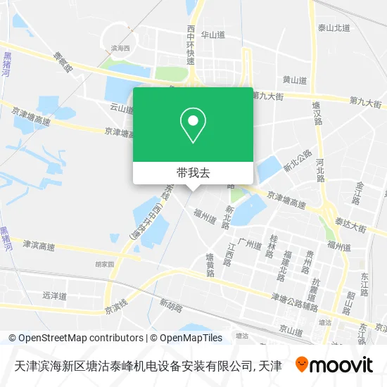 天津滨海新区塘沽泰峰机电设备安装有限公司地图