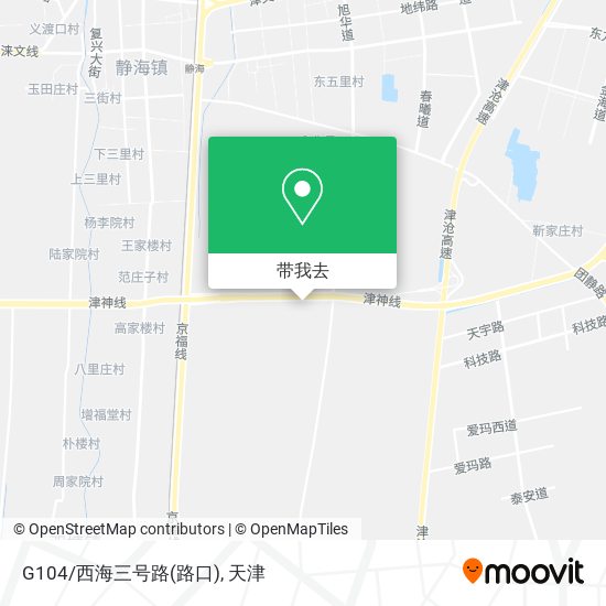 G104/西海三号路(路口)地图